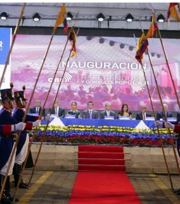 El Referéndum y Consulta Popular 2024 se realizó en Ecuador el pasado domingo 21 de abril./ Tomada del sitio web de la Presidencia de la República..