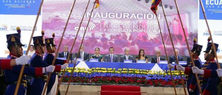 El Referéndum y Consulta Popular 2024 se realizó en Ecuador el pasado domingo 21 de abril./ Tomada del sitio web de la Presidencia de la República..