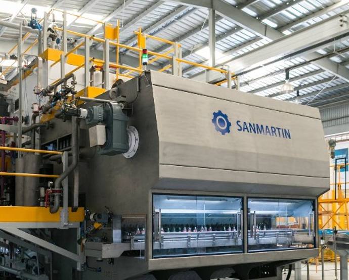 Grupo Sanmartín fabrica maquinaria para la industria de bebidas y está presente en Argentina, Brasil y México./ Tomada de la página de la empresa en Facebook