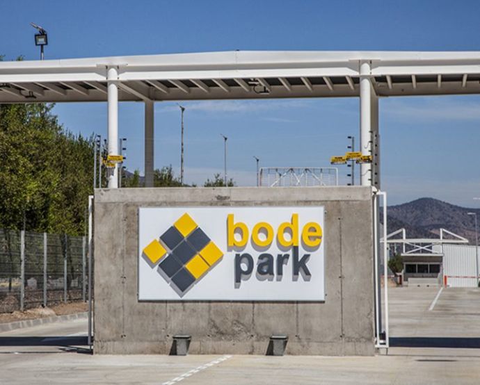 Bodepark está ubicado en Pudahuel, Chile, y tiene 46.918 metros cuadrados. /Tomado de la página web oficial de Bodepark. 