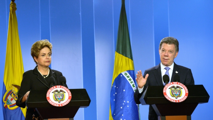 Colombia y Brasil discuten integración económica