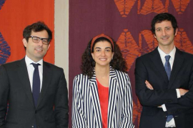 Izq. a der. José Gabriel Undurraga, Francisca Pellegrini y Diego Rodríguez / Cortesía