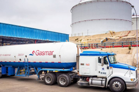 Gasmar importa y almacena gas licuado que luego despacha a los hogares chilenos / Tomada de la página de la empresa en Facebook