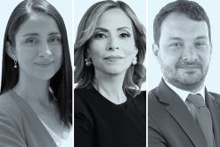 Mónica Bolaños, de Garrigues Colombia; Marielle Garrigó, de Pellerano Nadal; Felipe Molano, de CMS Rodríguez-Azuero.