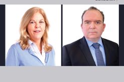 Katharina Roehr (corporativo y M&A) y Sergio López (competencia económica) fueron nombrados socios en Von Wobeser y Sierra a fines de 2022. / Composición Miguel Loredo - LexLatin.