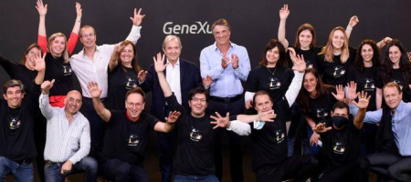 GeneXus fue fundada en 1988 por Breogán Gonda y Nicolás Jodal (arriba, al centro en la imagen)./ Tomada de la página de la empresa en Facebook